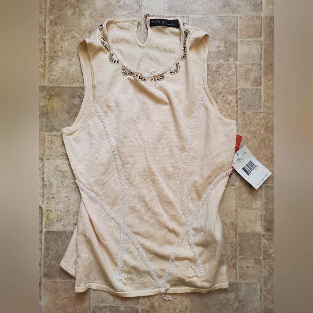 NICKNITS BY NICOLE MILLER TANKTOPSIZE MEDIUM